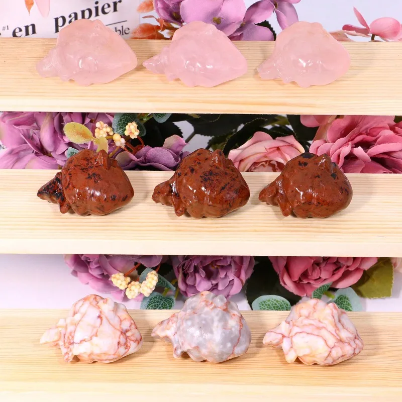 1 шт. ручная резьба из натурального кварца