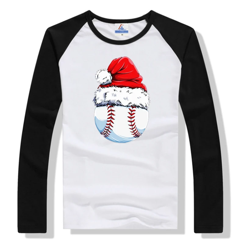 

Рождественская футболка с Санта-Клаусом, рождественские подарки, 2022, женские футболки с рождеством, Счастливого праздника, эстетическая одежда, бейсбольный подарок, м