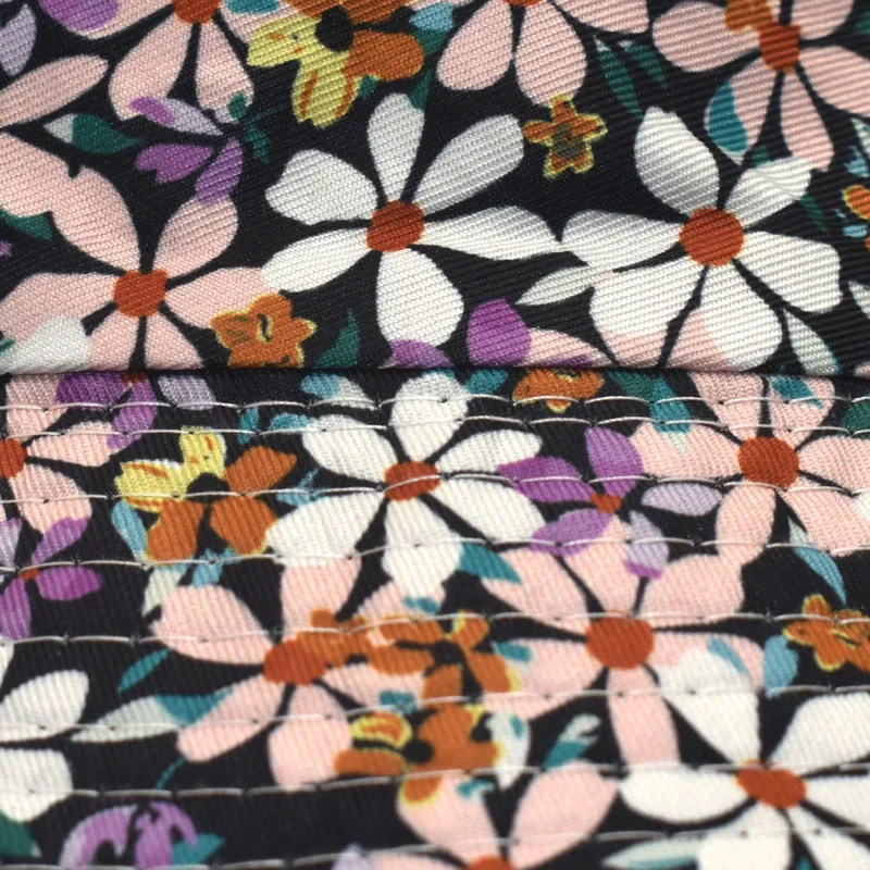 Панама с янтарным цветком для мужчин и женщин двусторонняя пляжная шапка