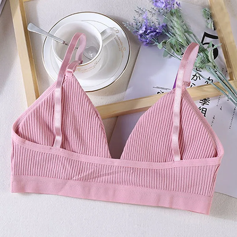 Женские спортивные бюстгальтеры для йоги нижнее белье с треугольными чашками