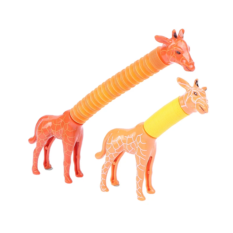 

Pop Tubes Fun Spring Giraffe Toys Flexible and Variable with Pop Sound For Kids