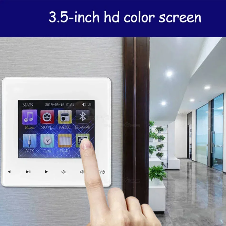 Настенные усилители с сенсорным управлением ФМ радио фоновая музыкальная