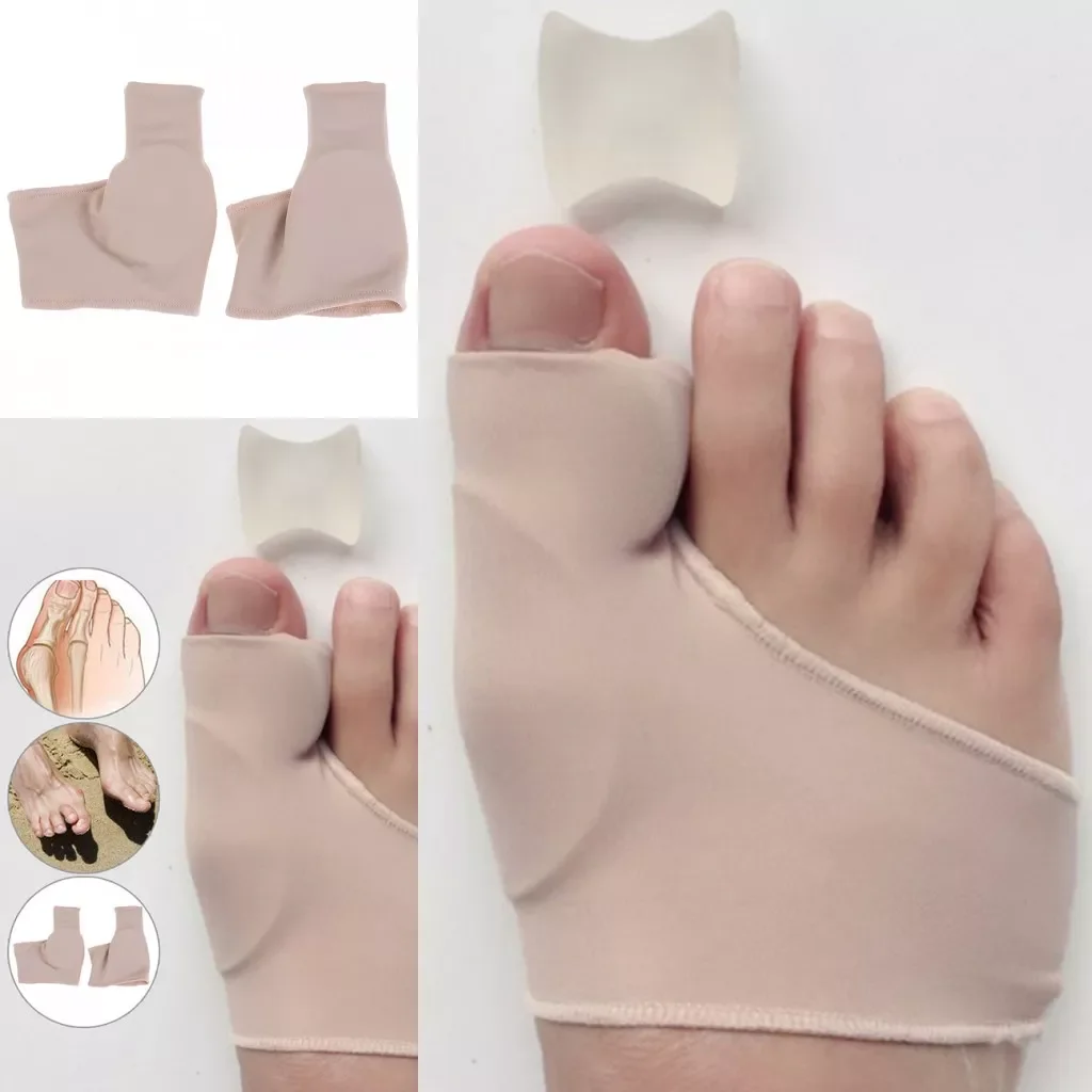 

1 Pair Bunion Corrector Gel Pad Stretch Nylon Hallux Valgus Protector Guard Toe Separator Orthopedic Protector New