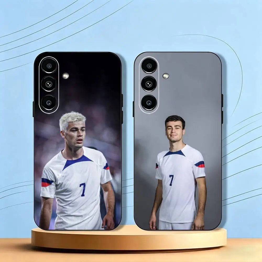 Фото Чехол для телефона с изображением футболиста Джованни Р-Рейны для Samsung Galaxy A73, A72, A71, A70, A53, A52, A51 и других моделей, мягкий черный чехол №1
