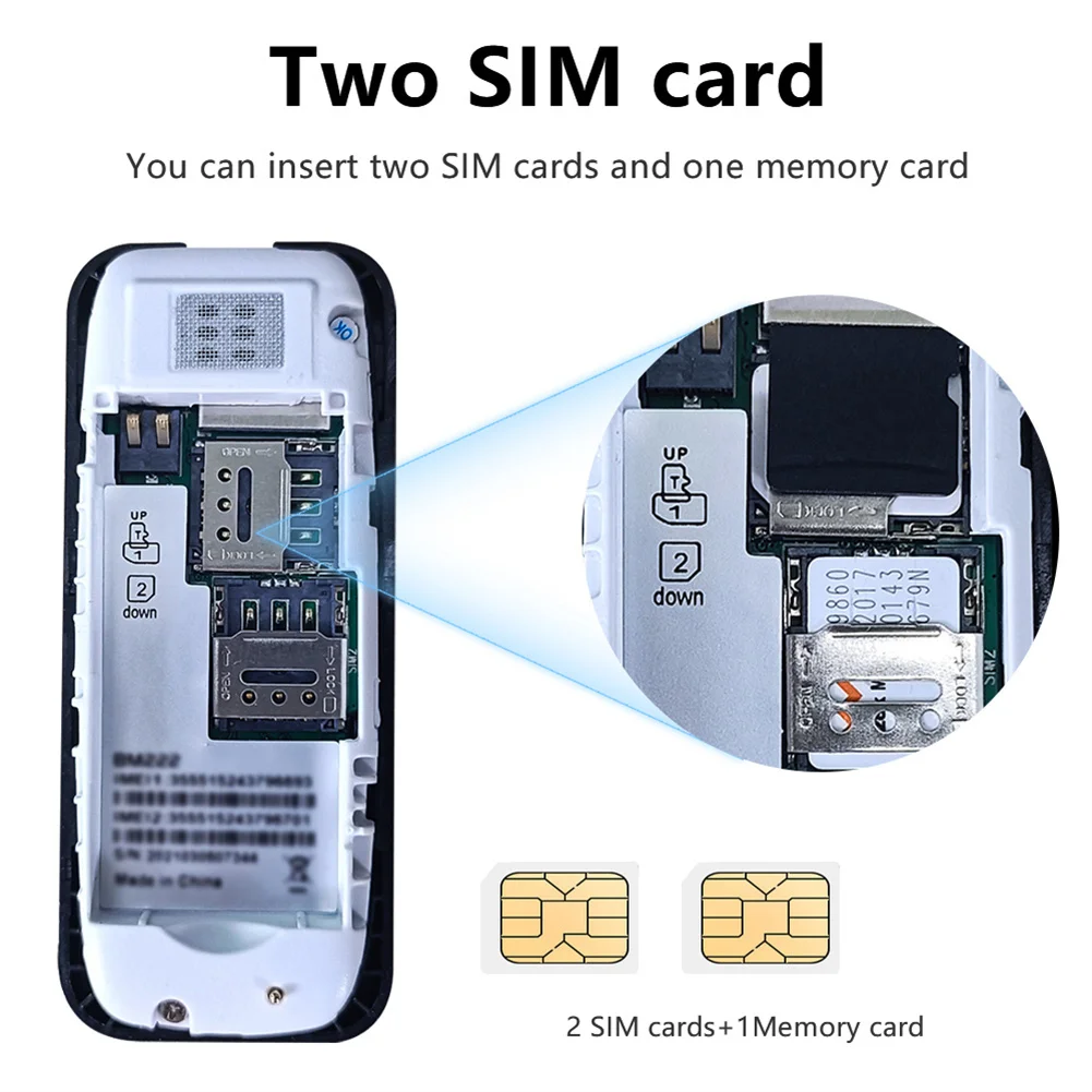 Мини-телефон BM222 Bluetooth-наушники 0 66 дюйма