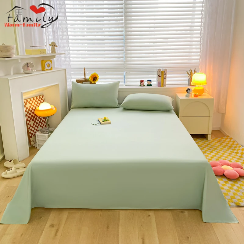 

Green Fitted Household Bedsheets Queen Size Macarone Protective Mattress Cover Bedspreads Couple Quilt Available In All Seasons