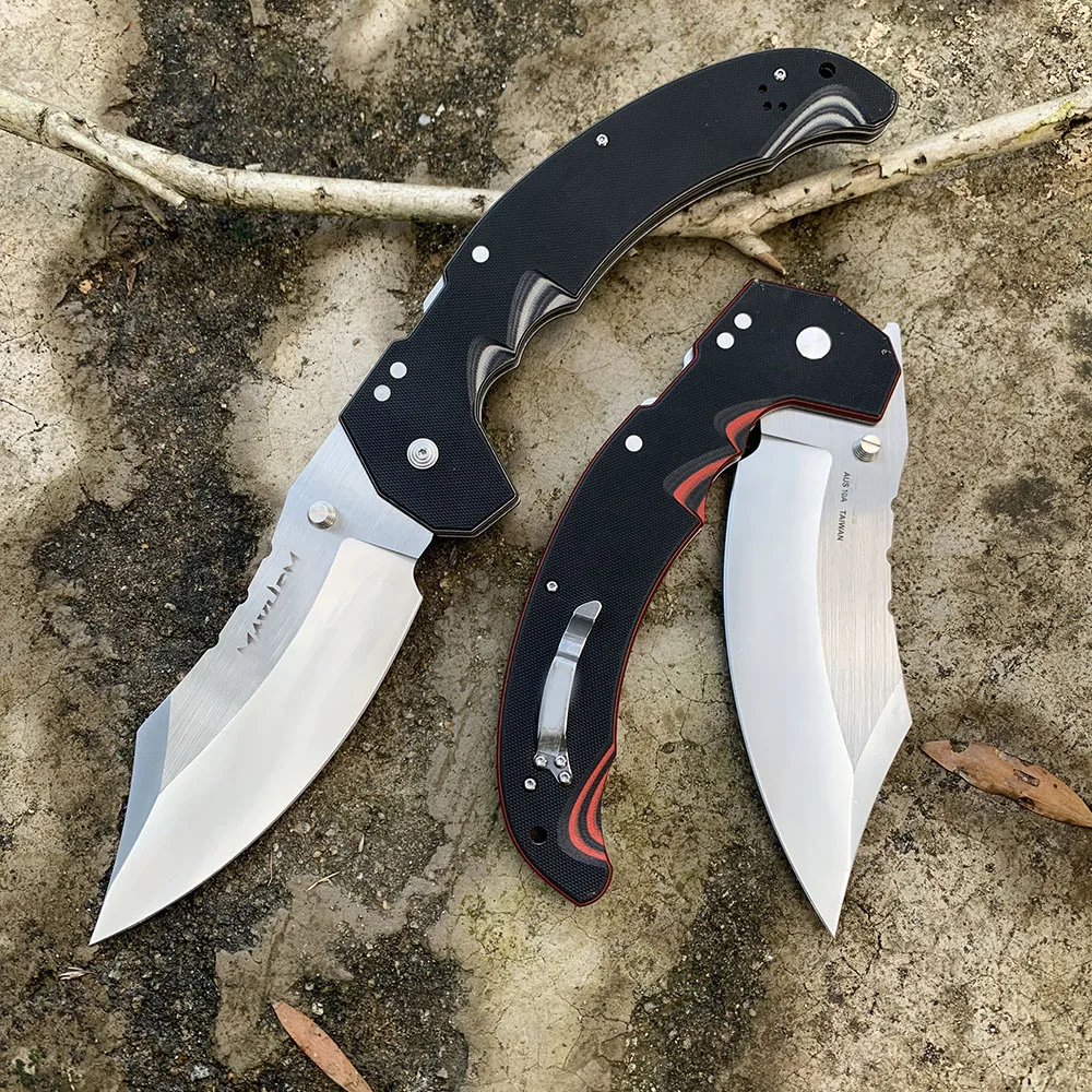 Высокая твердость холодный большой тактический охотничий нож для кемпинга AUS10A