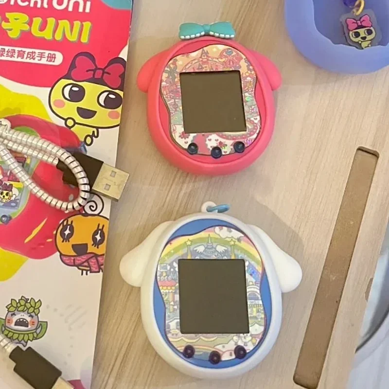 Sanrio Tamagotchi Uni Лицевая панель Силиконовая защитная пленка Kawaii Стикер Милый Hellokitty