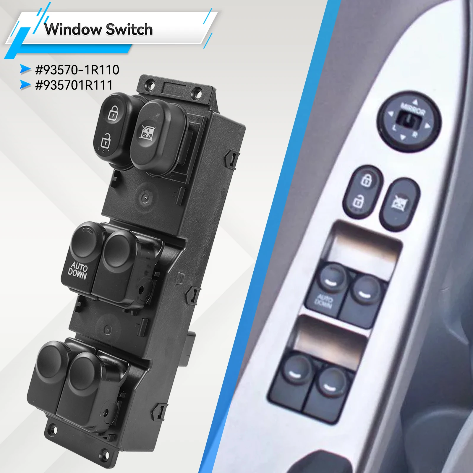 93570-1R111 935701R111 для Hyundai Accent 2010 2011 2012 2013 14 автомобильный выключатель электропитания