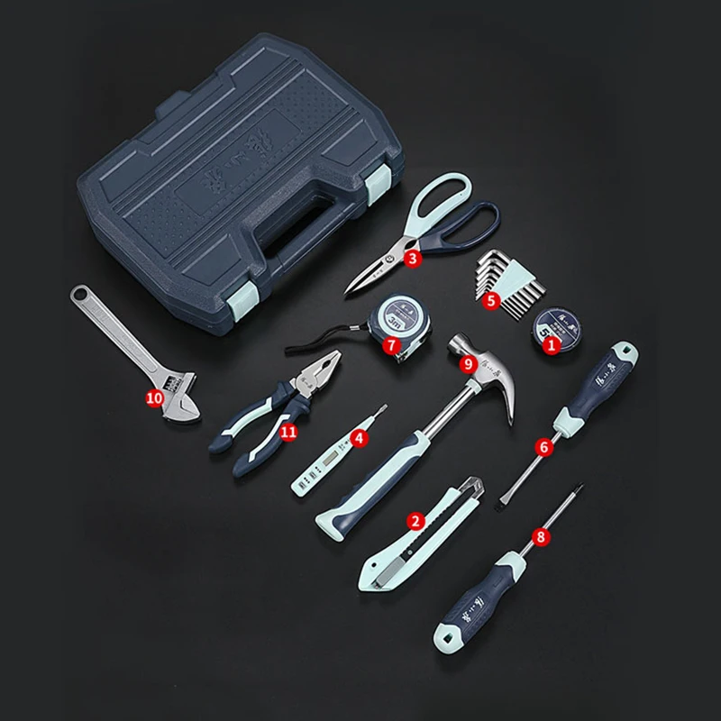 Hardware Toolbox Set Plastic Multifunctional Parts Household Special Repair Set Hydropower Woodworking Portable Storage Toolbox