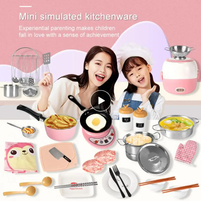 

Children Kitchen Toys Role-playing Diy Simulation Kitchen Utensils Plastic For Girls Kids Kids Pretend Play Kitchen Set Classic