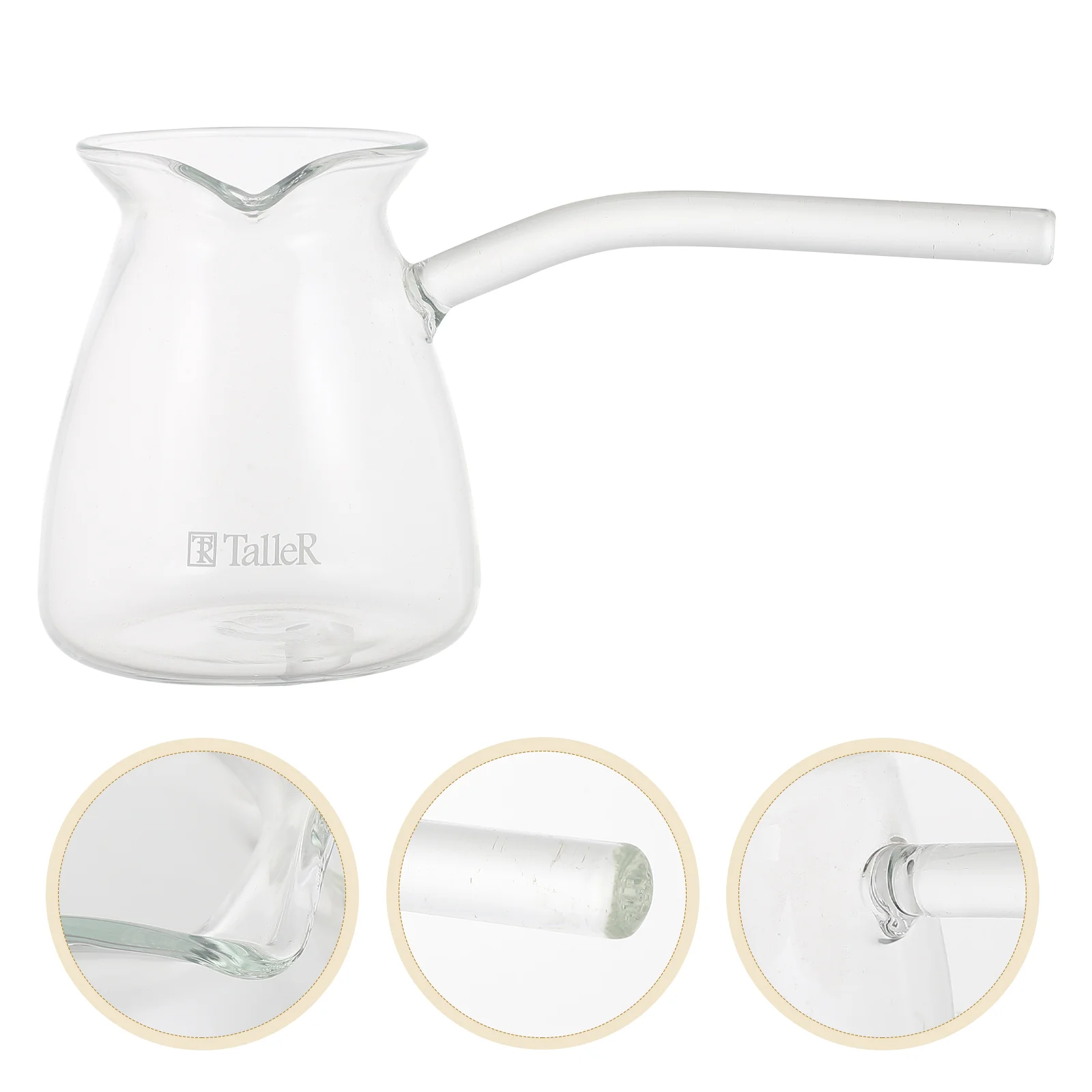 

Pot Glass Coffee Tea Pitcher Butter Teapot Cup Turkish Melting Saucepan Kettle Arabic Warmer Creamer Pan Jug Maker Pour Greek