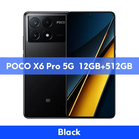 Новый POCO X6 Pro 5G глобальная версия смартфон Dimensity 8300-Ultra 6,67 "1,5 K 120Hz Flow AMOLED DotDisplay 64MP камера 67W NFC