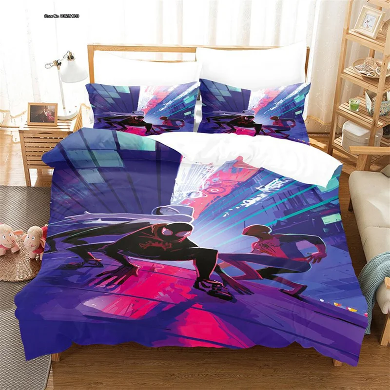 Комплект постельного белья с 3D-принтом Человек-паук |