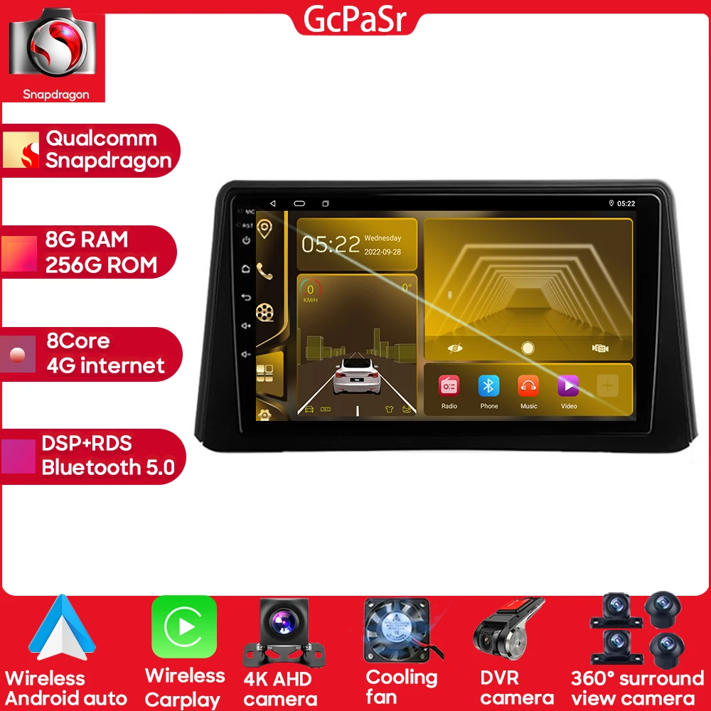 

For Opel Mokka 1 2012 - 2016 Qualcomm Snapdragon Car Radio Player Stereo Head Unit Intelligent System Android 13 Mirror Link