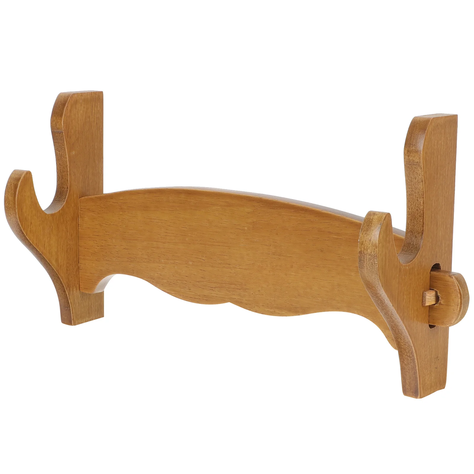 

White Stand Wall Mount Mounted Bracket Household Swords Storage Flute Holder Wall-mounted Wooden Display