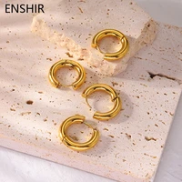 ehshir 316l stainless steel classic stud earrings european and american fashion simple womens earrings jewelry gifts