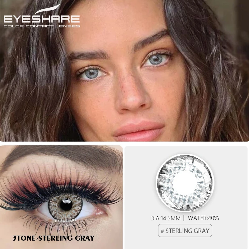 eyeshare 2pcs natural color contact lenses for eyes c28 series color cosmetic contact lenses for eye puipls colored contact lens free global shipping