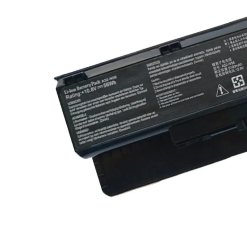 Фото Новая литий-ионная батарея A32-N56 10.8V 56Wh для ноутбуков Asus N46 N56 N76 R501VB R701VB R401VB G56JK G56JR A31-N56 (замена) №3