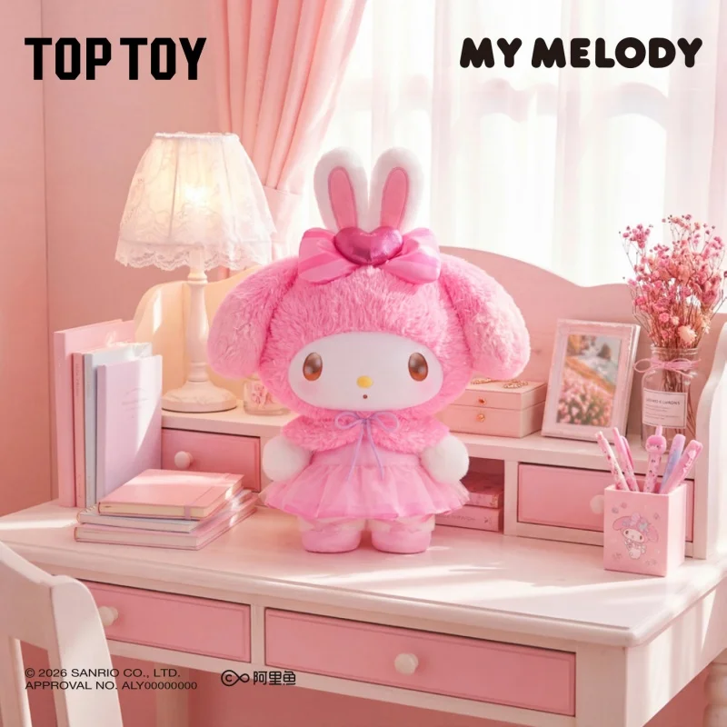 Фото Новая оригинальная виниловая кукла-фигурка My Melody Strawberry Cookie & Colorful Frosting Series 400% в мультяшном стиле, сувенир, подарок на день рождения №3