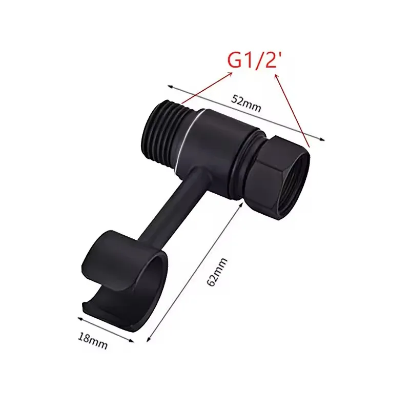 

1 шт., держатель ручной насадки для душа, вращающийся на 360 градусов кронштейн для распылителя, основание распылителя для унитаза, биде, поддержка аксессуаров для ванной комнаты