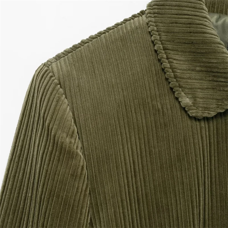 KEYANKETIAN 2022 весенняя новая женская короткая вельветовая куртка в стиле ретро