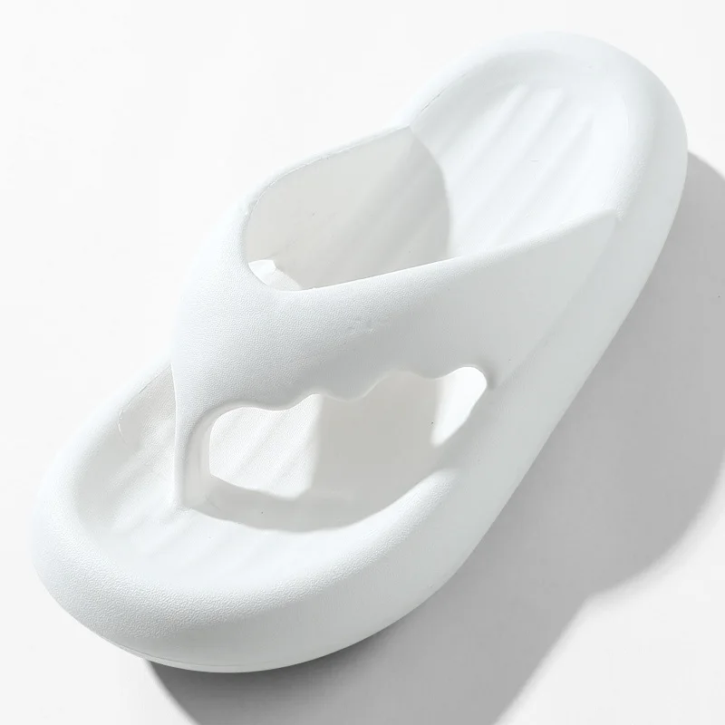 Couple Fashion Simplicity Flip Flops Women Heighting Platform Beach Slippers Soft EVA Non-slip Slides Summer Leisure Flat Shoes