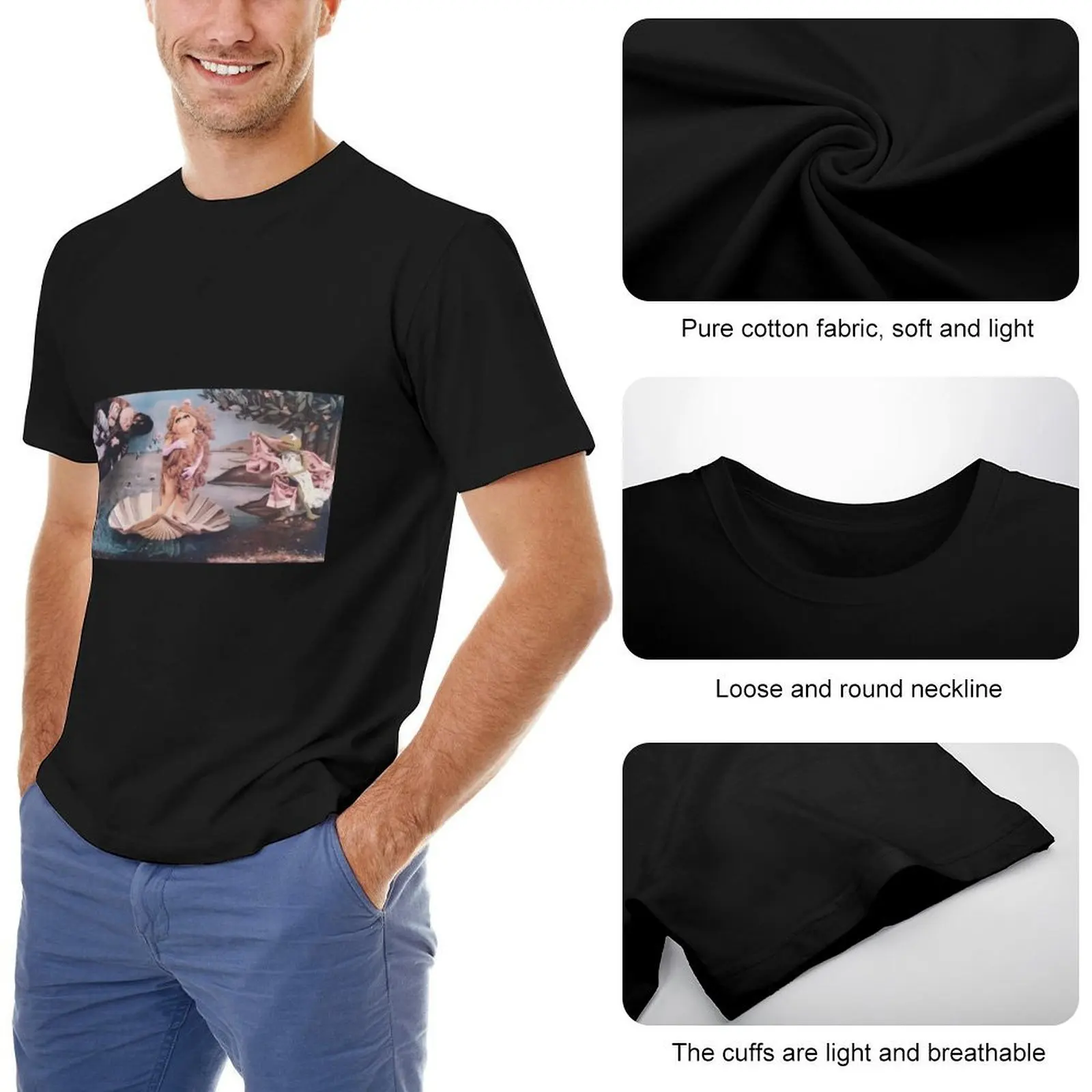 Футболка MISS PIGGY BIRTH OF VENUS футболки с рисунком возвышенные таможенные часы мужская