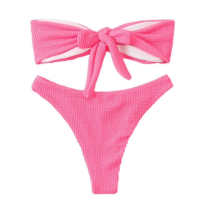 

Женский купальник, женское бикини, сексуальный купальник, Женский комплект бикини-бандо, купальный костюм, купальные костюмы, пляжная одежда, комплект бикини