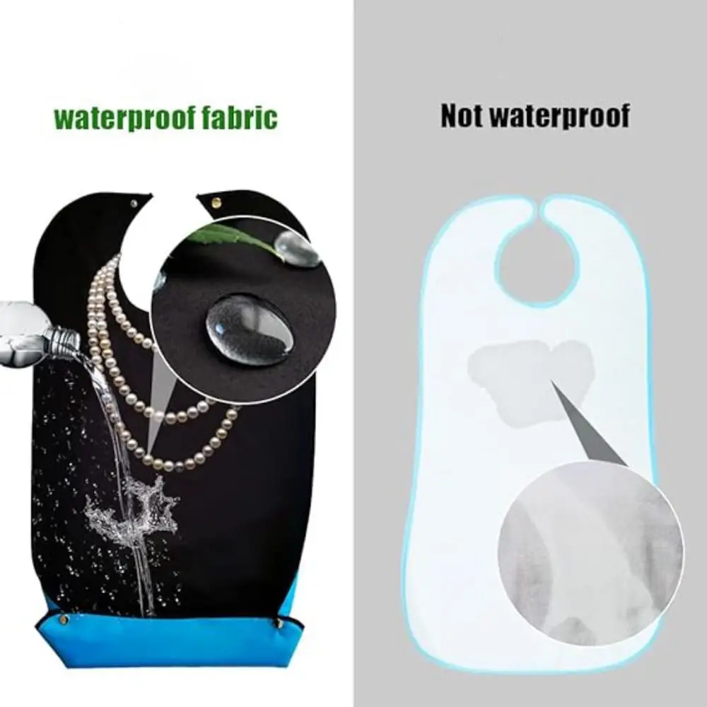 Новые водонепроницаемые Слюнявчики для взрослых моющиеся маслостойкие