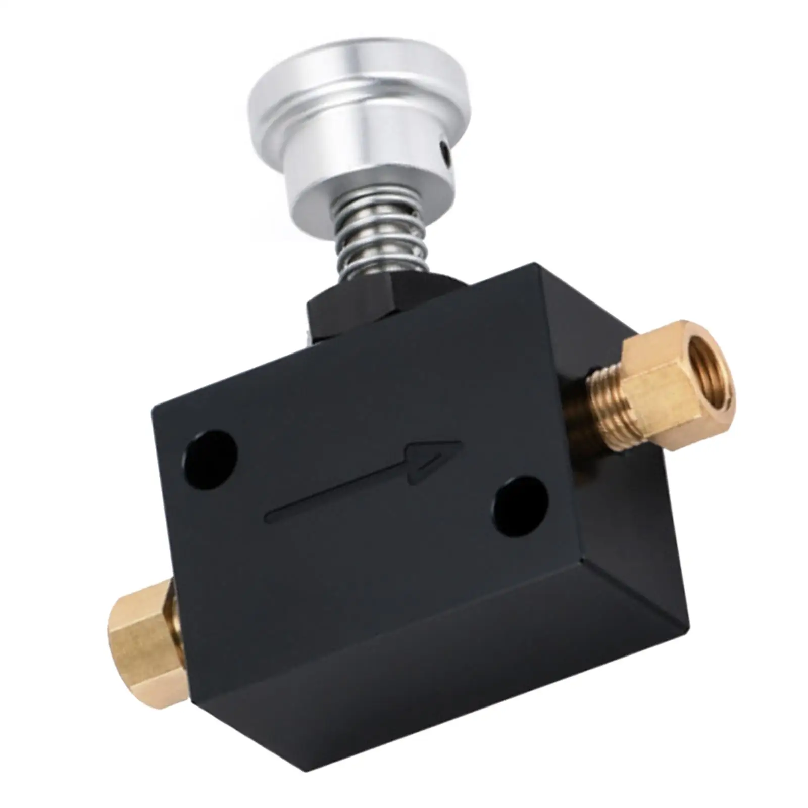 Brake Lock Hydraulic Parking Manual Line Alumunum Pressure Holder 1/8" NPT for Disc or Drums Trucks |