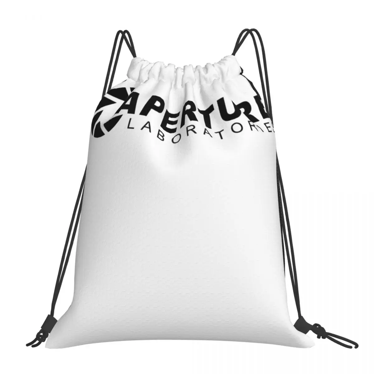 

Рюкзак мужской тканевый на шнурке, с логотипом в научном стиле