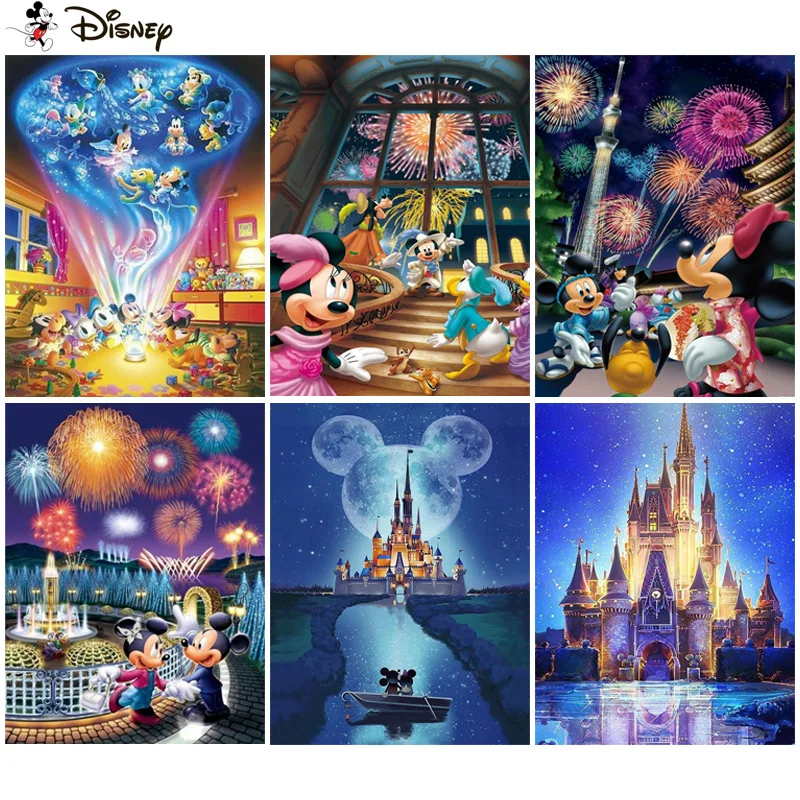 

Алмазная картина «Микки Маус» из мультфильма Disney, вышивка из смолы 5D, «сделай сам», ручная работа, вышивка крестиком, подарок