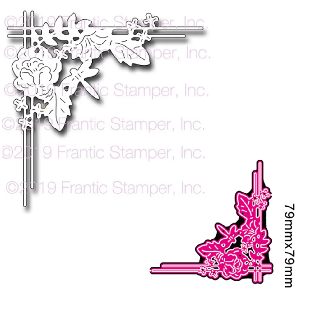 

Flower Border Metal Cutting Dies for DIY Scrapbooking New Arrivals 2022 Stencil Stamps Crafts Embossing Paper Cards Decoration