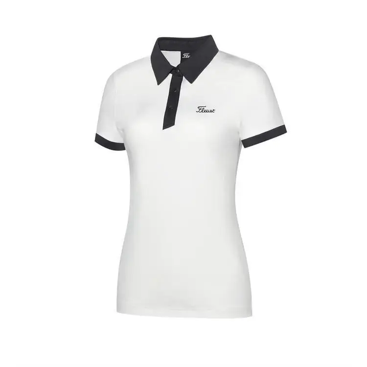 Golf Clothing Women's Short-sleeved T-shirt Quick-drying Breathable Top Golf Shirts Slim-fit Sweat-absorbent Outdoor Golf Jersey