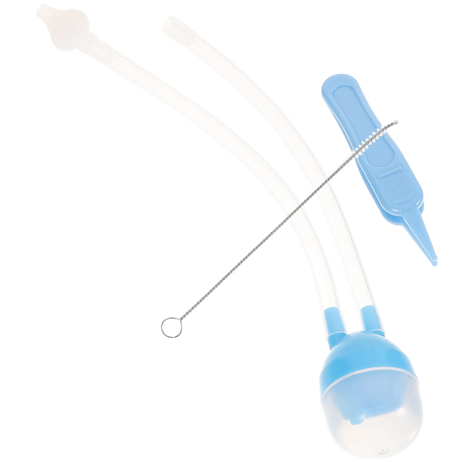 

1 Set Nose Sucker Baby Snot Cleaning Pipe Manual Nose Sucker for Newborns