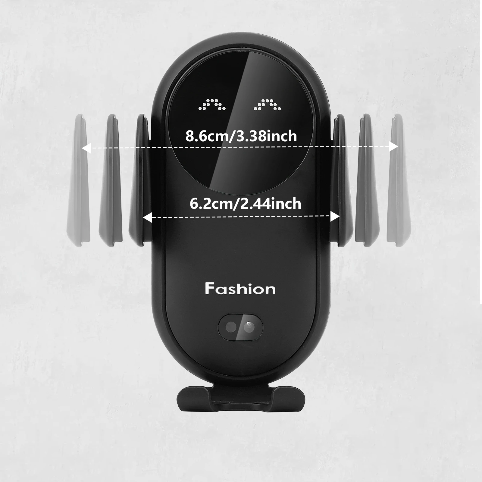 

Car Wireless Charger Holder Wireless Charging Stand Charger Auto Infrared Sensor LED Mobile Phone Holder In Car Mount Air Vent