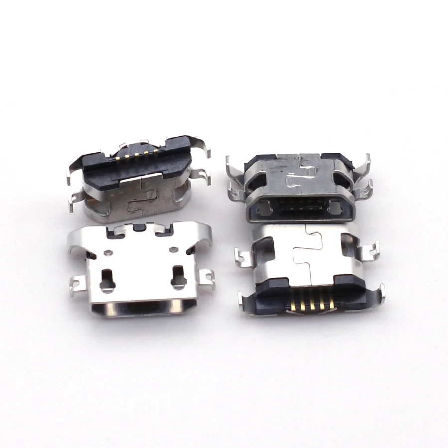 30 шт./партия Микро Мини Гнездо USB коннектор зарядный порт ремонт док-разъем для Alcatel Shine Lite OT5080 5080X 5080U 5080