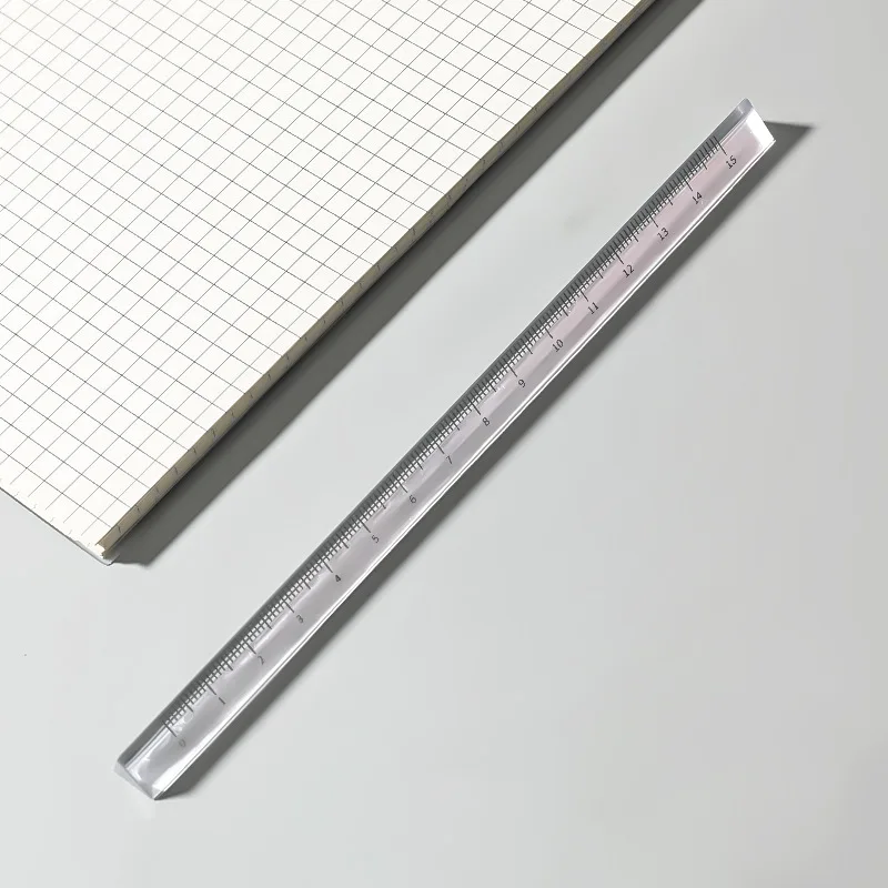 

Student Transparent Triangle Ruler Straight Ruler 20cm Drawing Measuring Drafting Tools Cute Stationery Office School Supplies