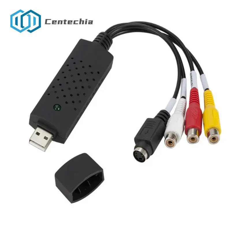 USB Video Capture Card AV Simulation VHS Old-Fashioned Video Recording Tape Set-Top Box DVD Guide Computer 1-Way Video Capture