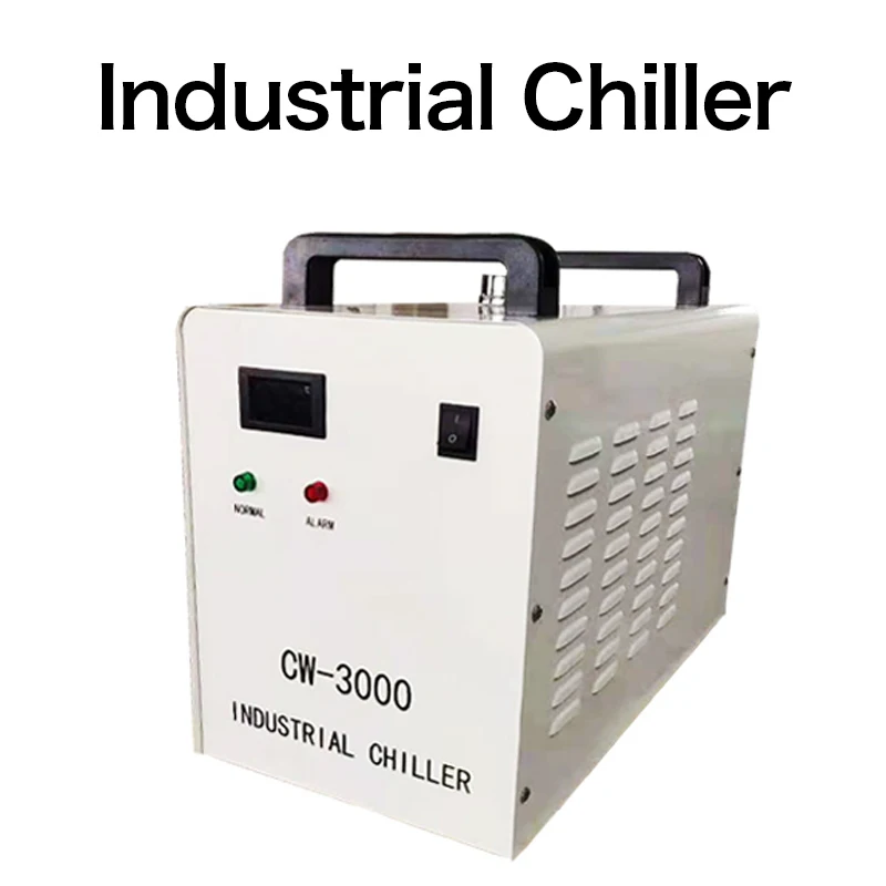 

Промышленный 9-литровый охладитель CW3000, охлаждение, постоянная температура, лазерная гравировка, трубчатая ось Универсальный резервуар для воды