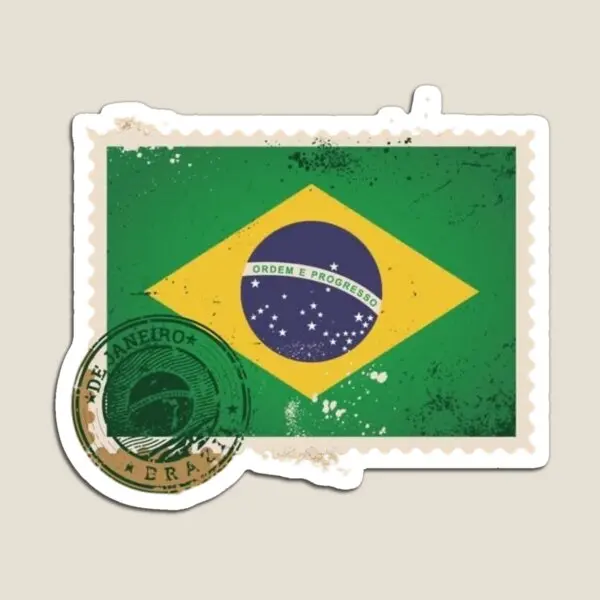 Магнитный штамп для Бразилии детский держатель холодильника Детская забавная