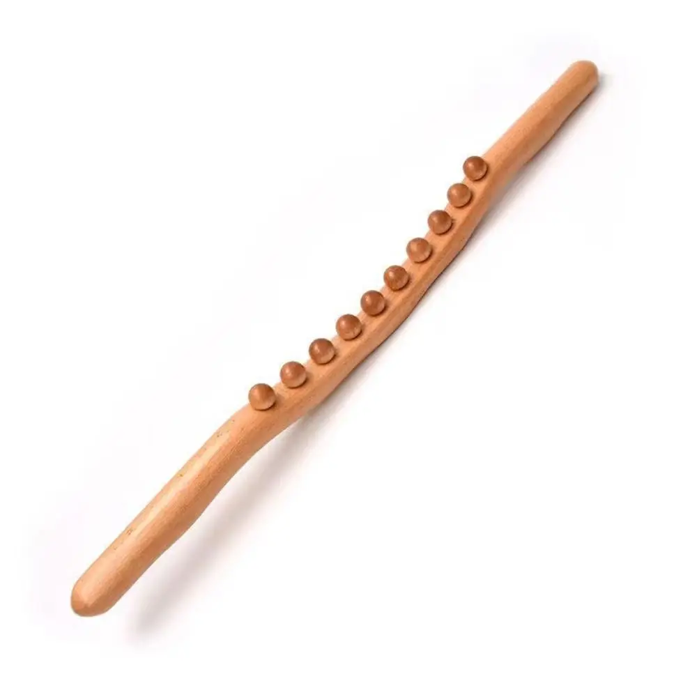 Ручная массажная палочка для снятия стресса деревянная расслабляющая терапия