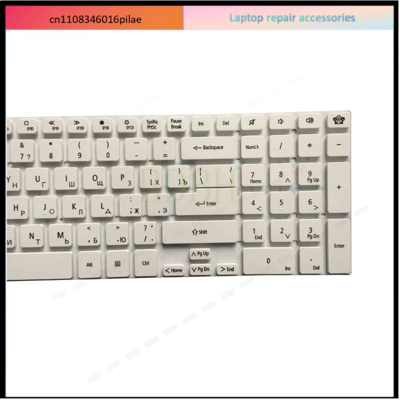 Фото НОВАЯ Белая русская клавиатура для ноутбуков Packard Bell Easynote Q5WS1 P7YS0 TS13 TS11 TS11hr TS44 LS11 LS13 LS44 VG70 №4