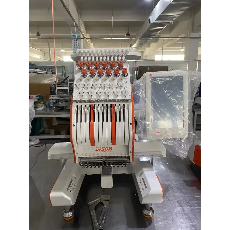 Компьютеризированная вышивальная машина DS-CTM1201 с одной головкой, 15-игольная, 12-игольная, используется для плоской вышивки на кепках и футболках. (art.: 3920dcfcf65e5) - 3920dcfcf65e5