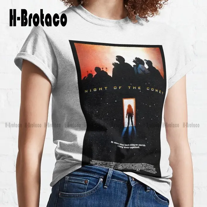Классическая футболка с надписью Night Of The Comet для подростков |