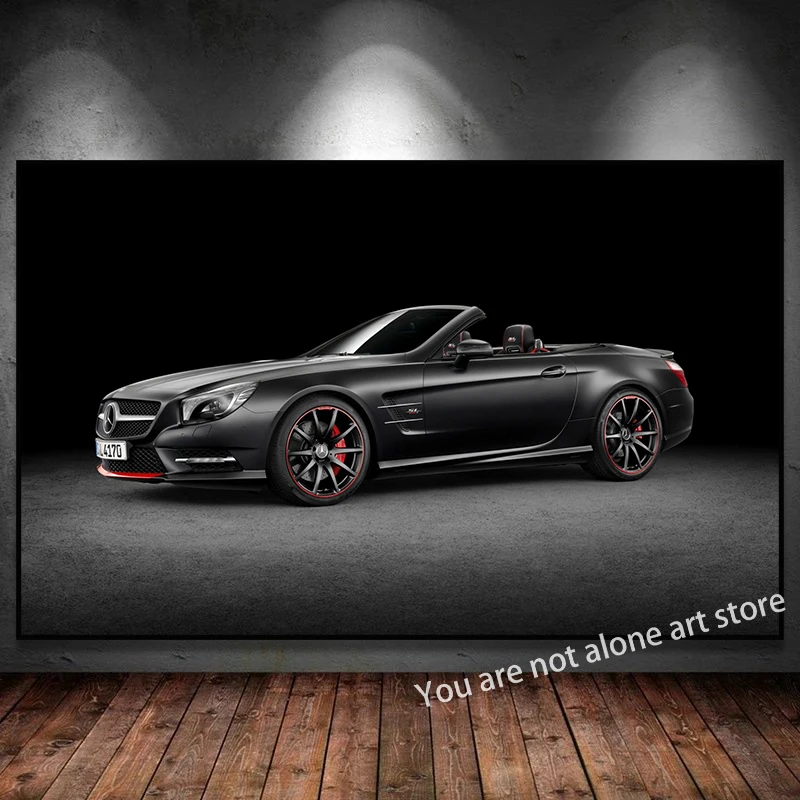 Mercedes Benz SL тысяча милия 417 Специальный выпуск Автомобильная фотокартина настенные