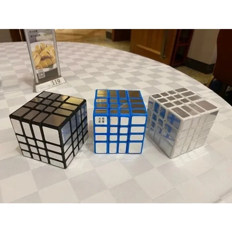 Головоломка 4x4 зеркальный куб головоломка Calvin's 4x4x4 Магнитный черное тело с