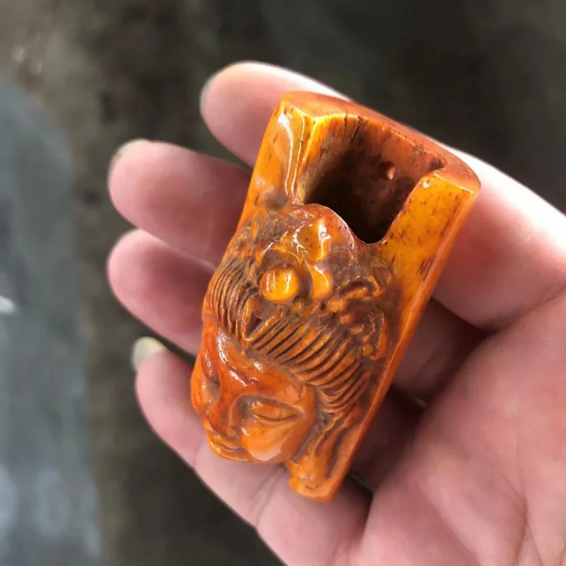 Старинные разнообразные винтажные подвески из потертого бычьего кости подвеска