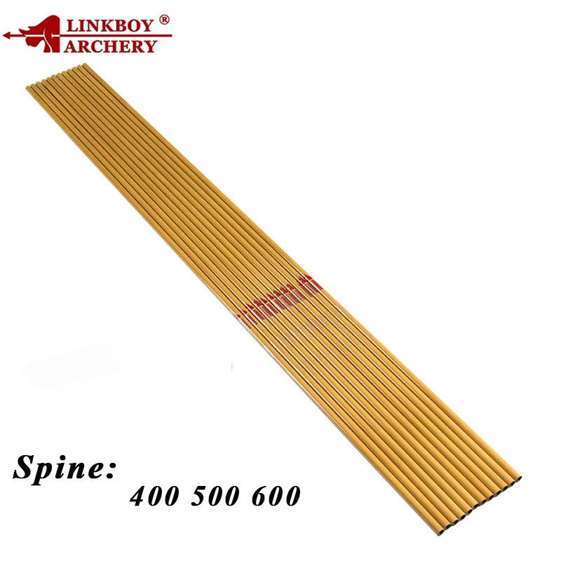 

12 шт., карбоновые стрелы для лука, 100% мм, Sp300 400 500 600